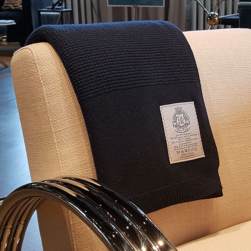 Плед «Armani Voyage» (т.синий)