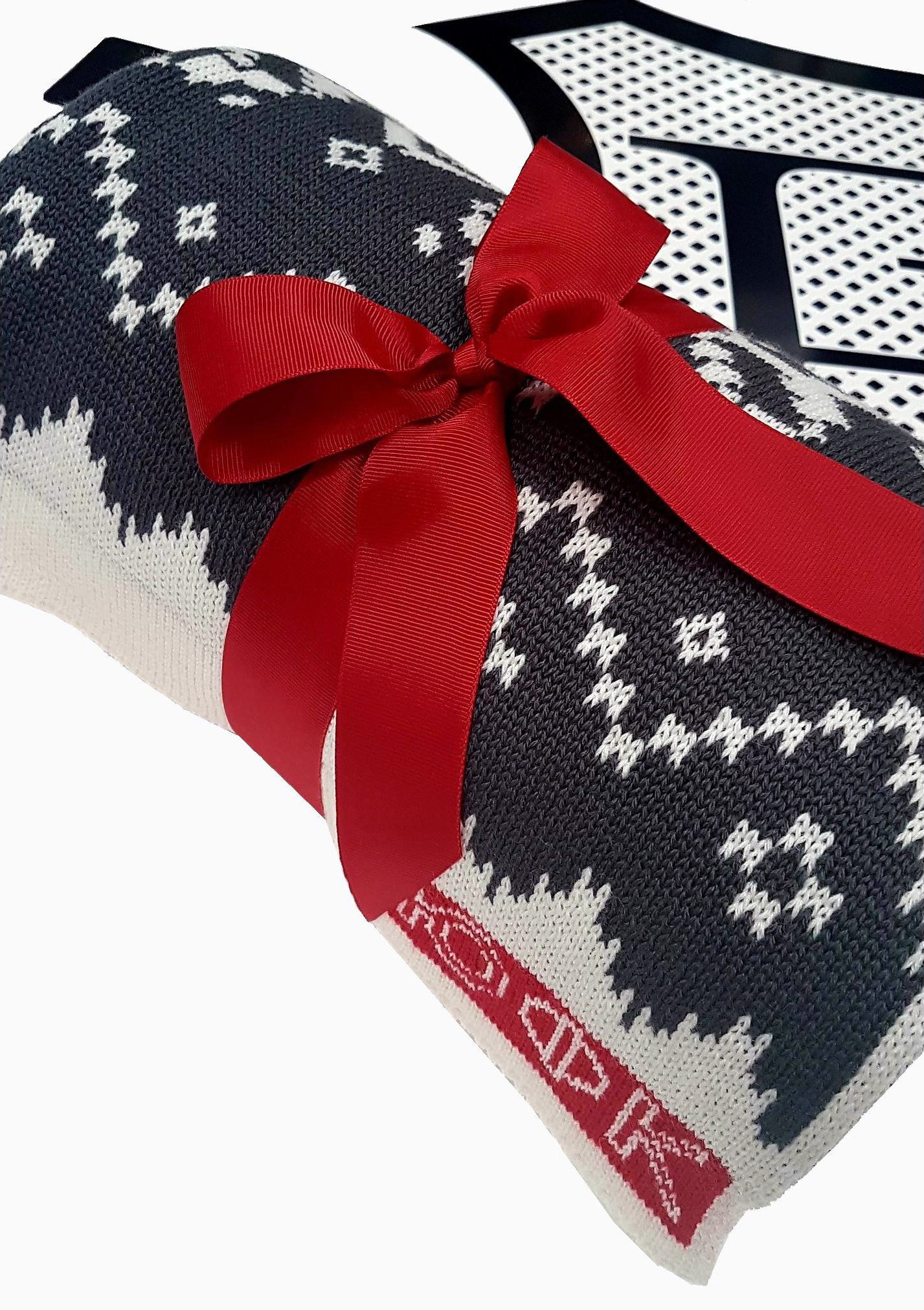 Плед ‘ЮФК’ жаккард
